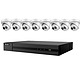 16 Channel NVR with 8 x 6MP Turret IP Camera's