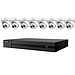16 Channel NVR with 8 x 6MP Turret IP Camera's