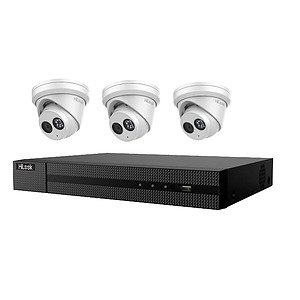 4 Channel NVR with 3 x 6MP Turret IP Camera's