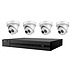 4 Channel NVR with 4 x 6MP Turret IP Camera's