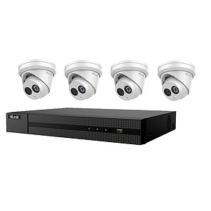 8 Channel NVR with 4 x 6MP Turret IP Camera's