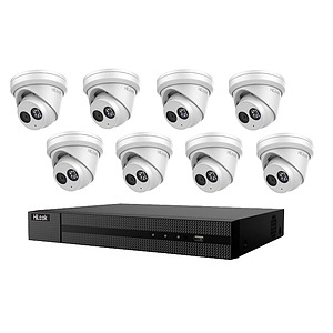 8 Channel NVR with 8 x 6MP Turret IP Camera's