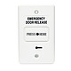 Resettable Emergency Door Release - White