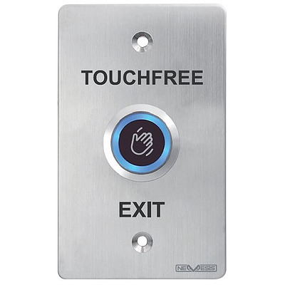 Exit Button Stainless Steel - Touch Free